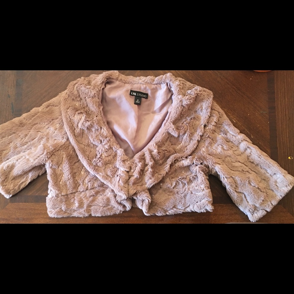 Mauve brown cardigan
